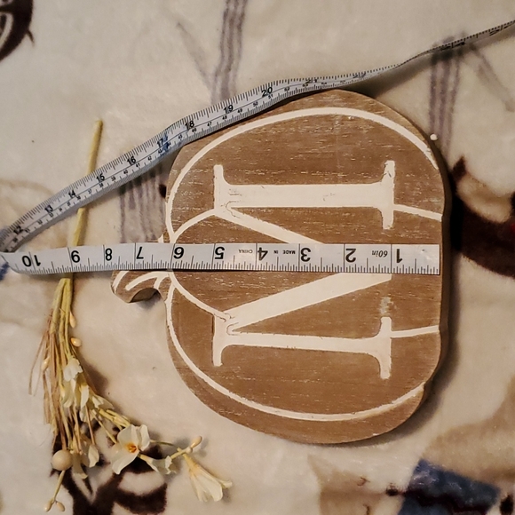 Pumpkin M monogram - Picture 4 of 5